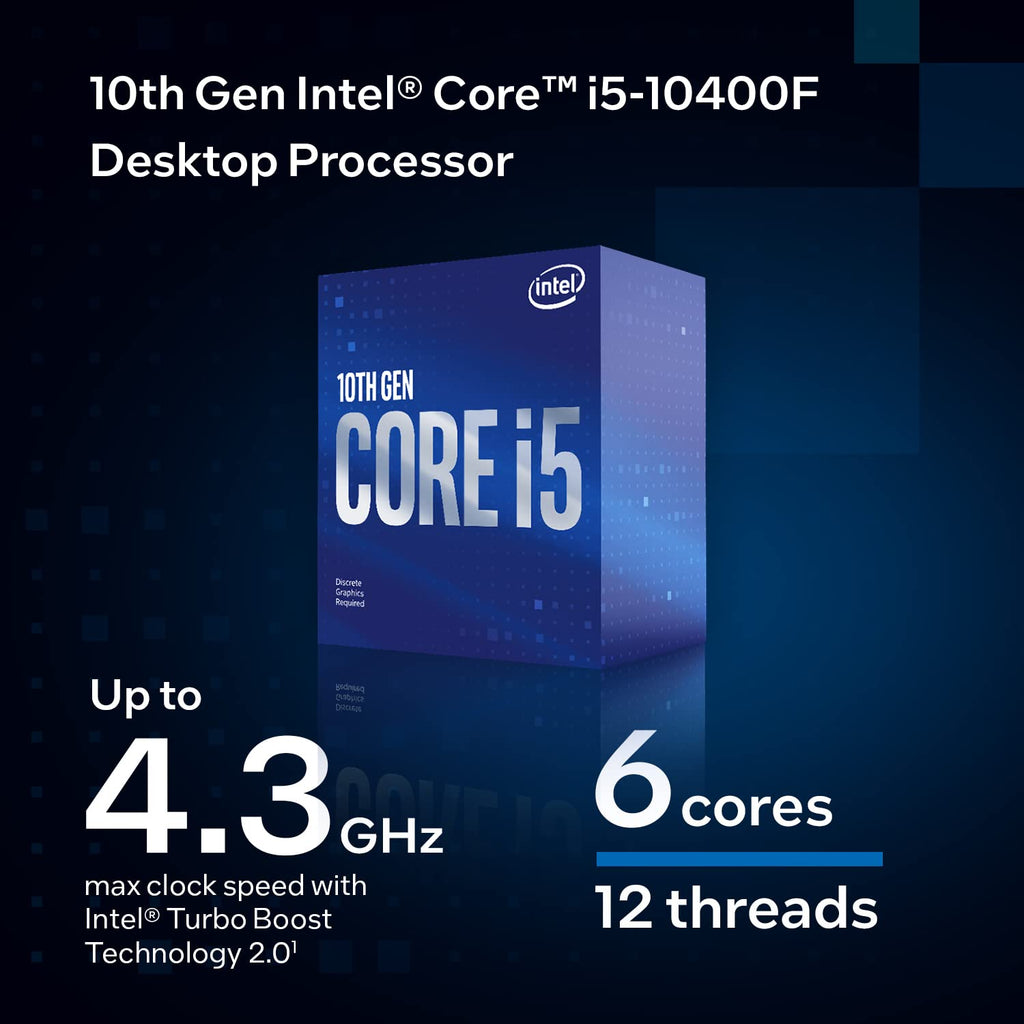 Intel Core i5-10400F 10th Generation Processor with 12MB Cache Memory –  Image Computer Solution